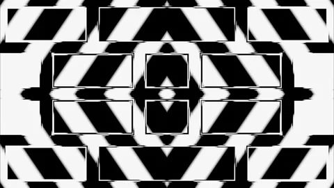 Animated abstract patterns. Looped graphic background of geometric shapes. Palet Stock Footage 247236051