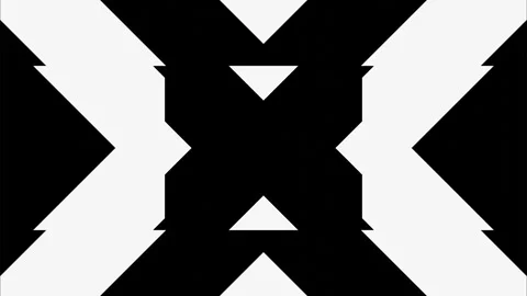 Animated abstract patterns. Looped graphic background of geometric shapes. Palet Stock Footage 247236092