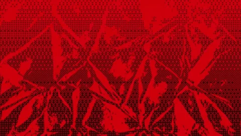 Animated abstract pixel background with bitmap texture of pixel dither Stock Footage 301171046