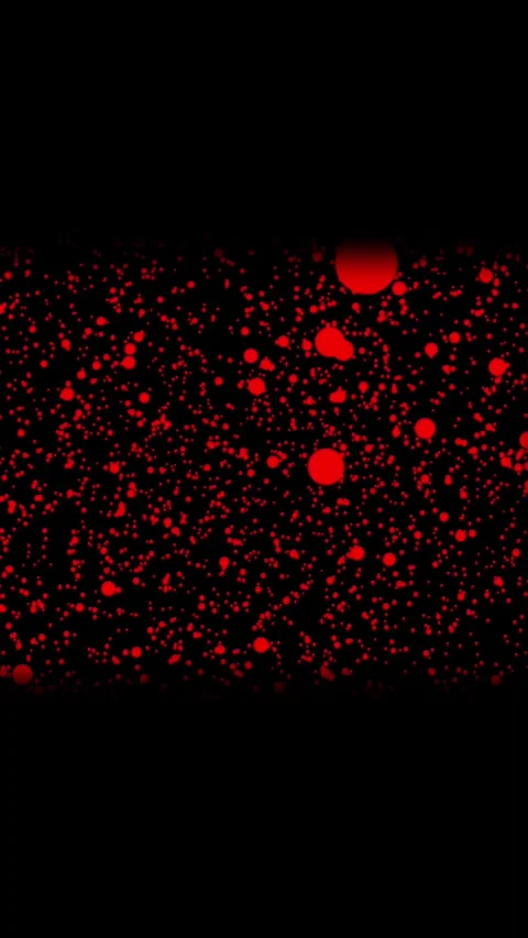 Animated abstract red splatter with textured dots on dark background vertic.. Stock Footage 316454796