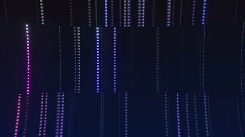 Animated abstract technology background. futuristic cyberspace. data Stock Footage 270816931