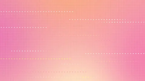 Animated abstract technology background. glowing random dots and grid. Stock Footage 205147274