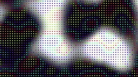 Animated abstract technology black background random dots and grid 4K Stock Footage 285351304