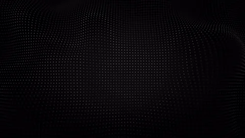 Animated abstract technology dark background random dots and grid 4K. Seaml.. Stock Footage 317456021