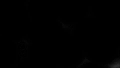 Animated abstract technology dark background random dots and grid 4K. Loop dark Stock Footage 317915325