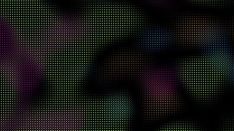 Animated abstract technology dark background random led moire overlay dots and Stock Footage 339512195
