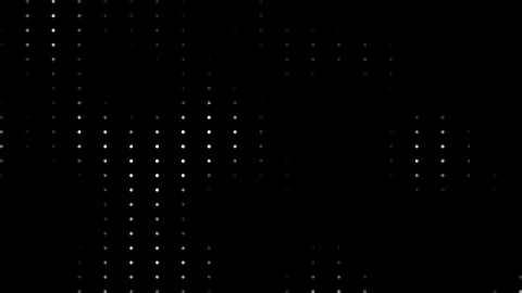 Animated abstract technology dark background random dots and grid animation. Led Stock Footage 345727938