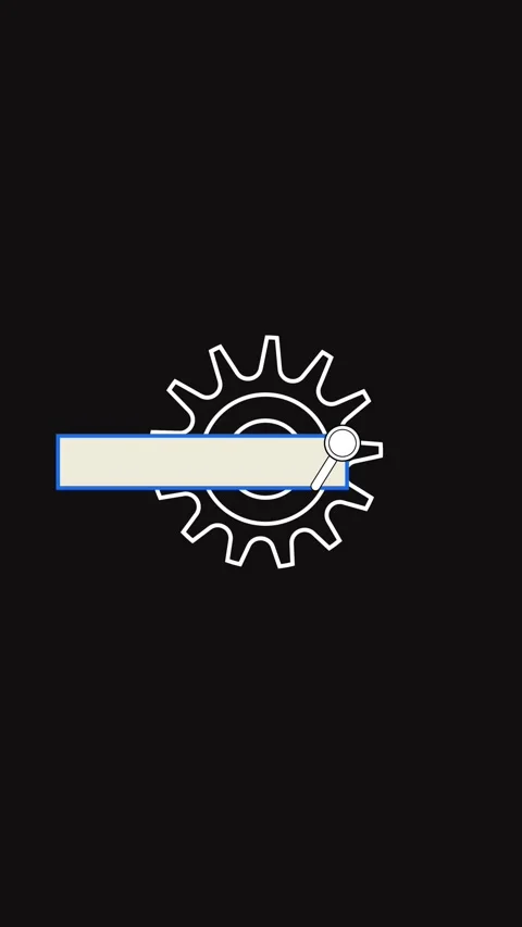 Animated abstract technology gear search bar motion graphics software prese.. Video stock 321629848
