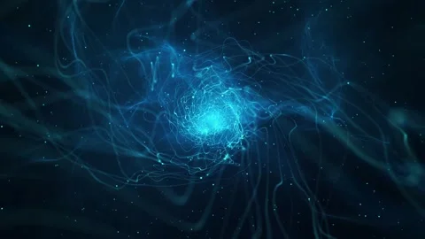 Animated abstract tunnel in the form of a black hole Stock Footage 317489260