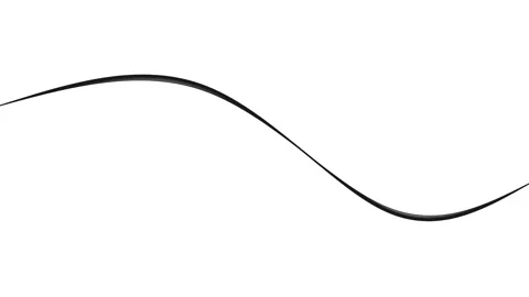 Animated abstract wave path illustration background Stock Footage 335476201