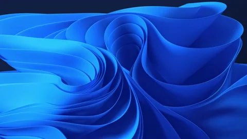 Animated abstract wavy cloth fabric lines background wave effect backdrop Stock Footage 190424133