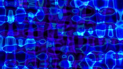 Animated Abstraction Blue Stock Footage 129289518