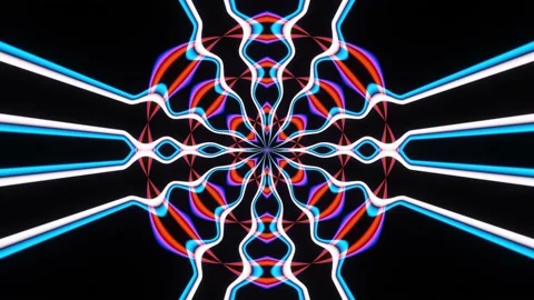 Animated abstraction of divergent rays Video stock 173618910