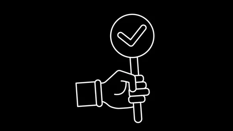 Animated Activism icons in thin line style Stock Footage 314617319