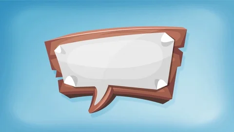 Animated Advertisement Speech Bubble Video stock 89574931