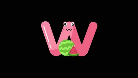 Animated alphabet. Learning letters. Mot... | Stock Video | Pond5