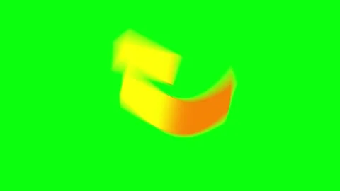 Animated alphabet letters on a green screen background. Vídeos de archivo 336632154