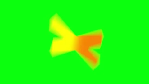 Animated alphabet letters on a green screen background. Stock Footage 336632183