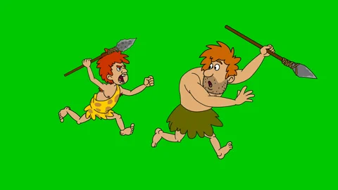 Animated Ancient People 4 Stock Footage 86015715