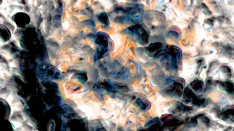 Animated and alien fluid 스톡 동영상 89786171