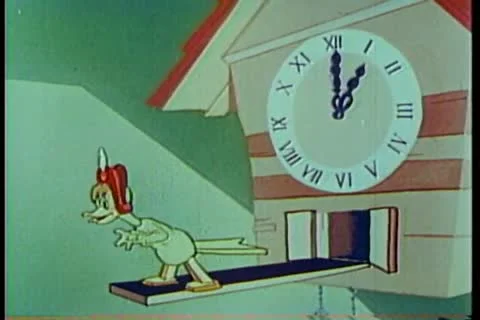 Animated angry cuckoo clock bird | Stock Video | Pond5