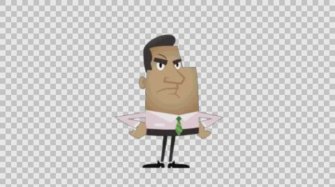 Animated Angry Ethnic Man 動画素材 56724871