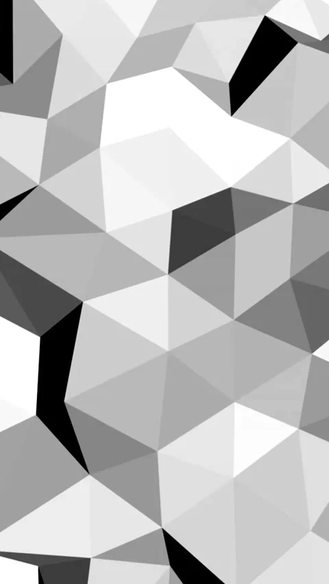 Animated Angular Structures Boasting Intense Dark Surfaces And Electric Stock Footage 324854344