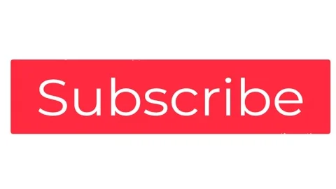 Animated appearance of the subscribe button Stock Footage 203129201