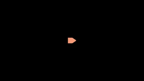 Animated arrow on a black background Stock Footage 296858293