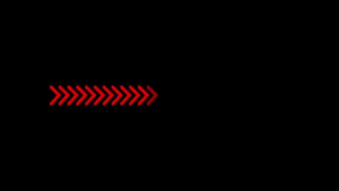 Animated arrow direction icon indicating motion or navigation. Ideal for us.. Stock Footage 324887884