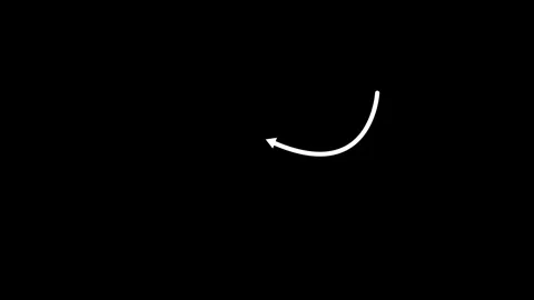Animated arrow growth up and down icon on background. 4k video Stock Footage 307311744