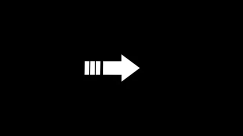 Animated arrow icon, arrow direction Stock-Footage 259616027