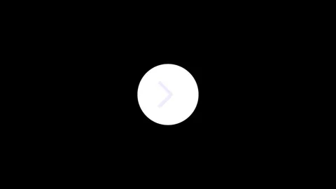 Animated arrow icon. right arrow on black screen 4k animation. Video stock 306557821