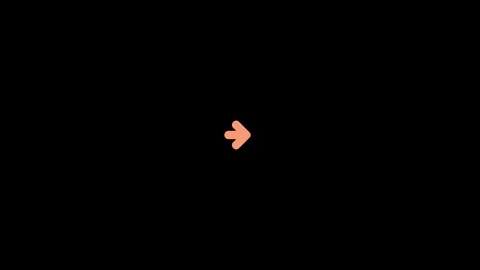 Animated arrow for the overlay video layer Stock Footage 296858291