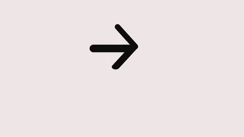 Animated arrow sign with bounce movement. Swipe icon video animation perfec.. Stock Footage 308095645
