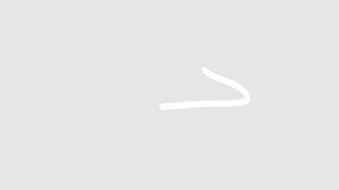 Animated arrows with drawing effect. Video clip with alpha channel. Stock Footage 312233643