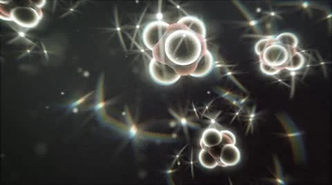 Animated atom model 스톡 동영상 10923047
