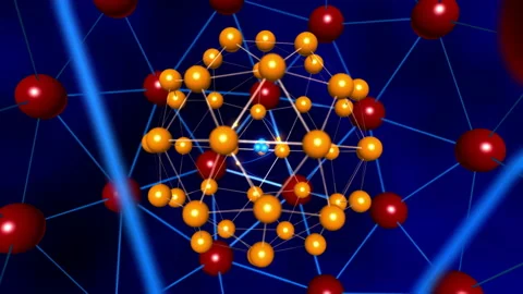 Animated Atom Videos Stock Footage 191046745