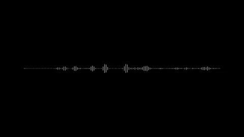 Animated Audio bar, spectrum form white video footage of audio visualizer. 스톡 동영상 335813602