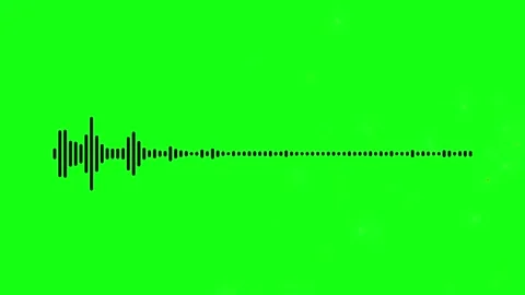 Animated Audio Waveform with Bursting Confetti Particles on a Green Screen 動画素材 339162802