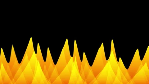 Animated audio waveform equalizer graphic motion background Stock Footage 345014021