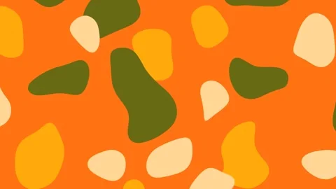 Animated autumn leaf graph in seamless vector format for wallpaper or fabric. Stock Footage 274262737