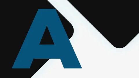 A animated background with 2 black rectangle in white background Stock Footage 242585135