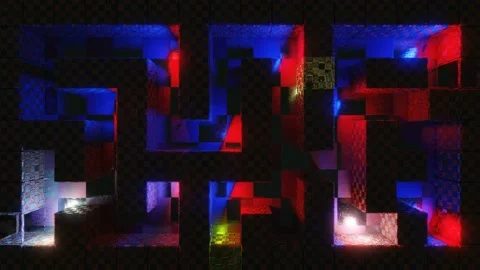animated background 3D maze with rotatin... | Stock Video | Pond5