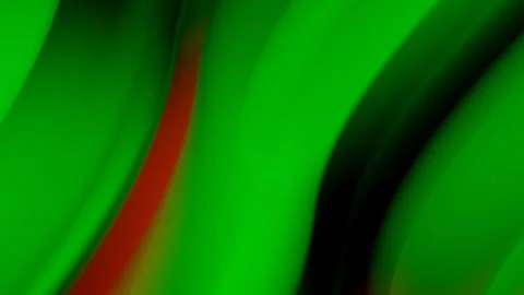 Animated background with abstract dark gradient, wavy pattern green red colors Stock-Footage 288145874
