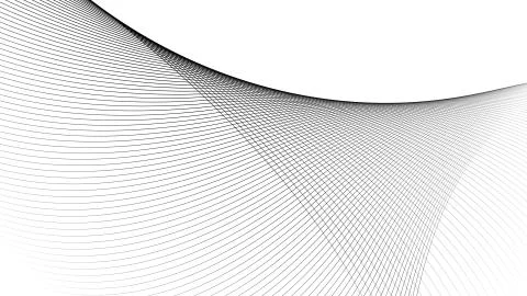 Animated background, abstract lines, ideal for compositing and motion graphics Stock Illustration