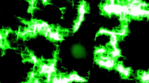 Animated background of abstract moving cosmic lights Stock Footage 297524413