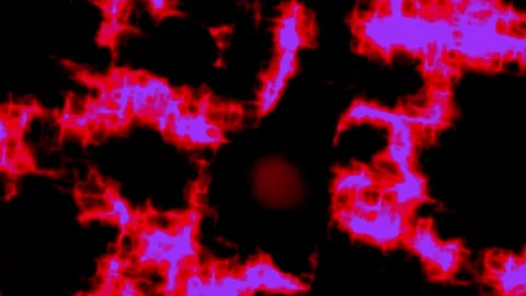 Animated background of abstract moving cosmic lights Stock Footage 297524577