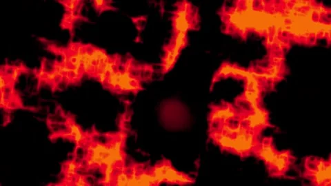 Animated background of abstract moving cosmic lights Stock Footage 297524628