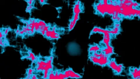 Animated background of abstract moving cosmic lights Stock Footage 297524651